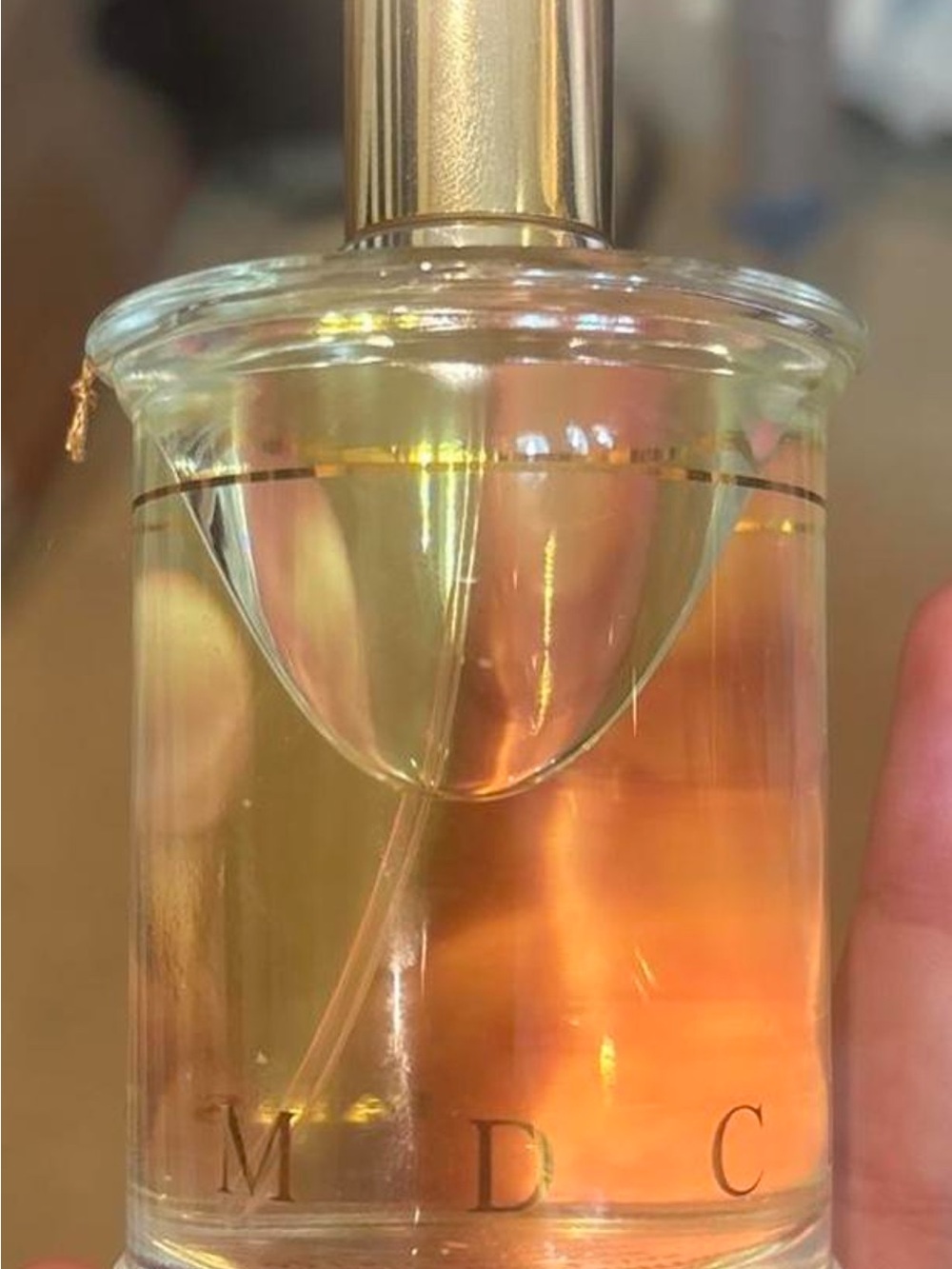 DC Radiance Facial Oil Serum — Clear Bottle with Gold Accents